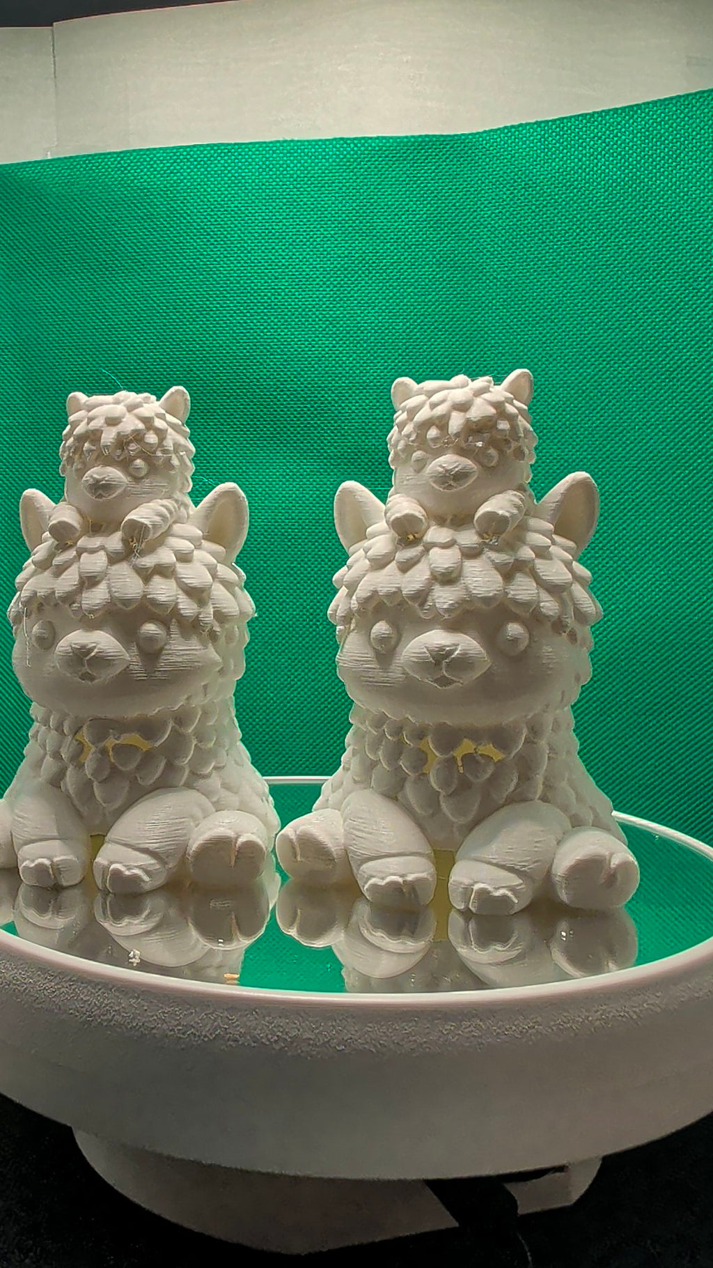 Alpaca Toilet Bolt Cover - Mama & Baby Alpaca Bathroom Decor - 3D Printed