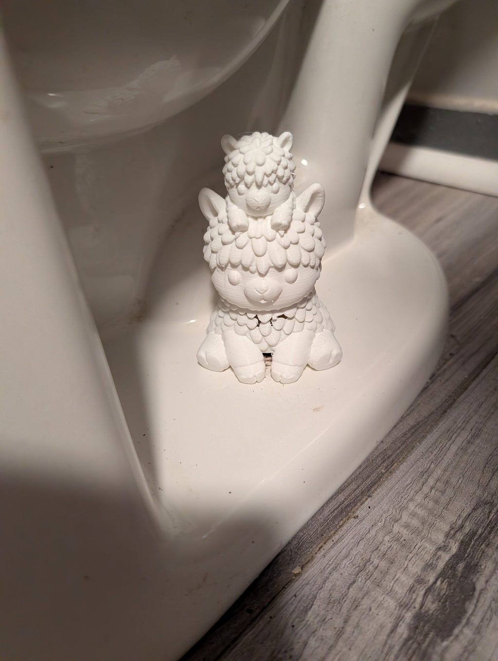 Alpaca Toilet Bolt Cover - Mama & Baby Alpaca Bathroom Decor - 3D Printed