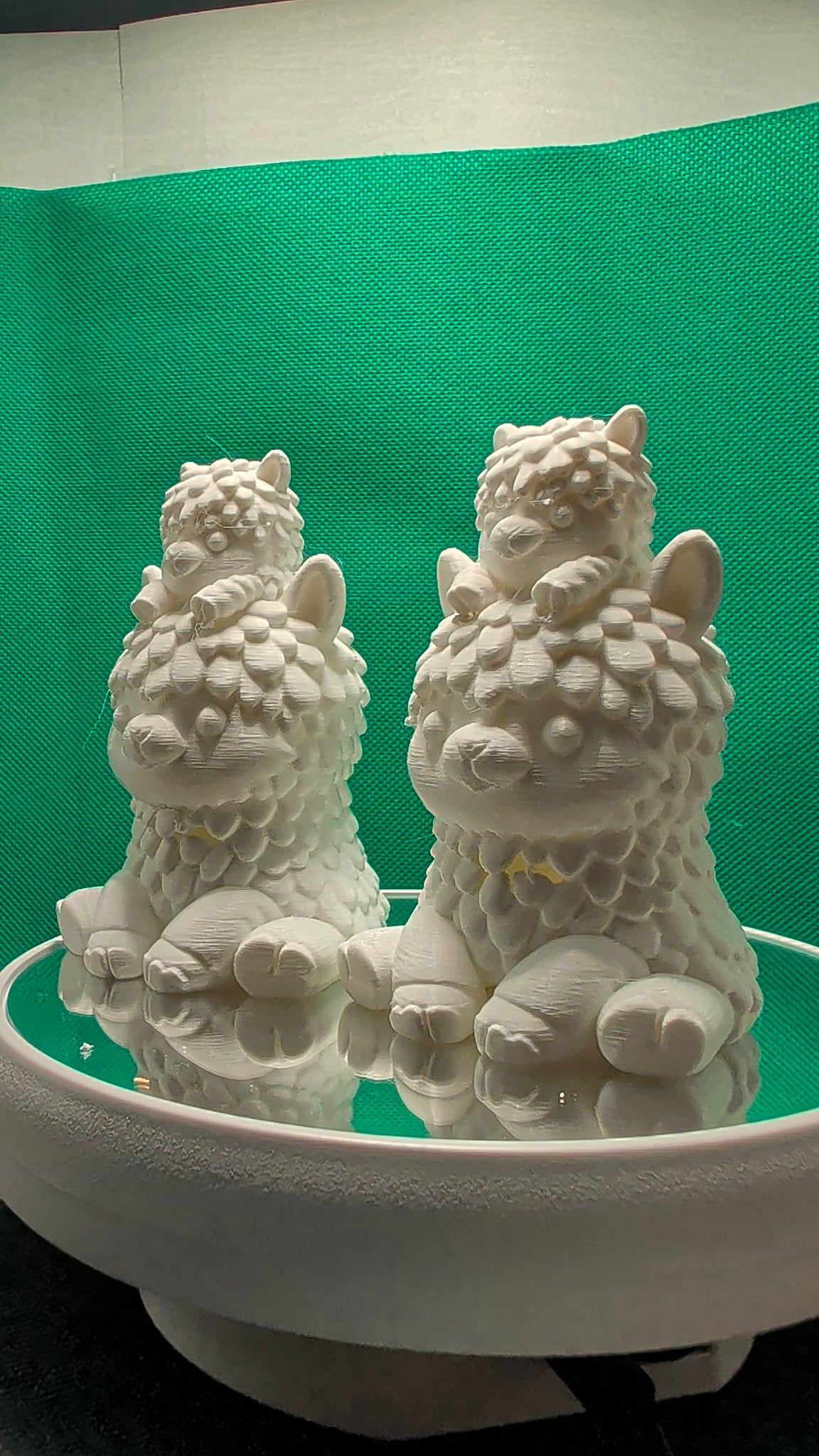 Alpaca Toilet Bolt Cover - Mama & Baby Alpaca Bathroom Decor - 3D Printed