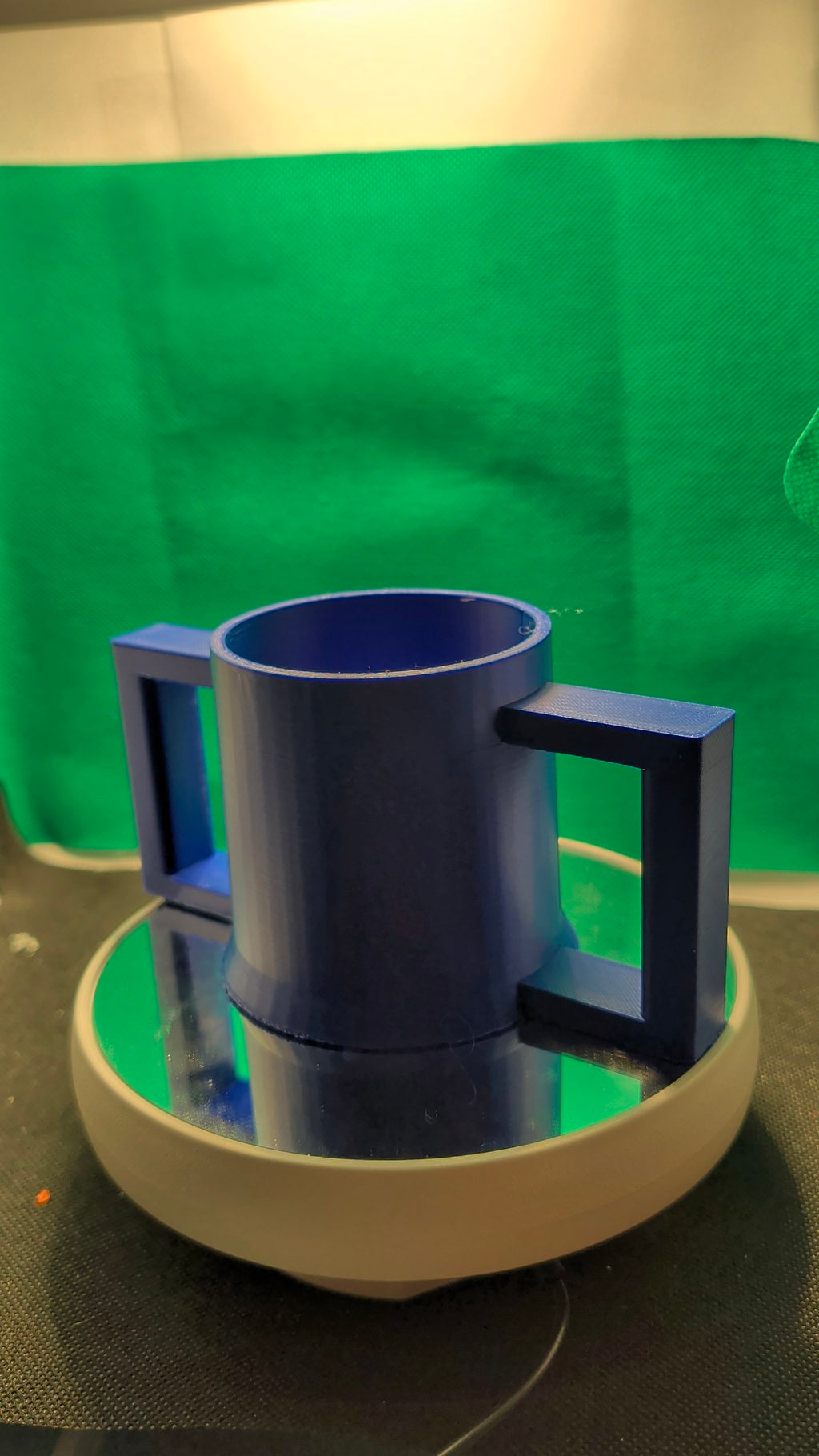 Double Handle Steady Cup 12oz — 3D Printed Two-Handle Mug for Shaky Hands