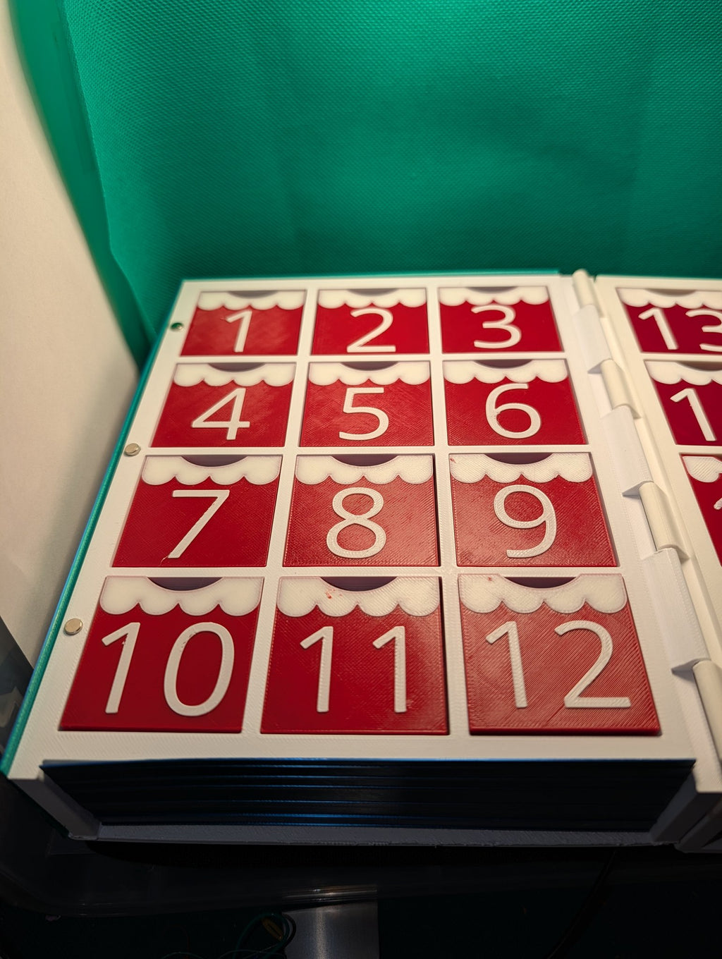 24 Drawers 'Til Christmas — Color-Me Edition (3D Printed Advent Calendar)