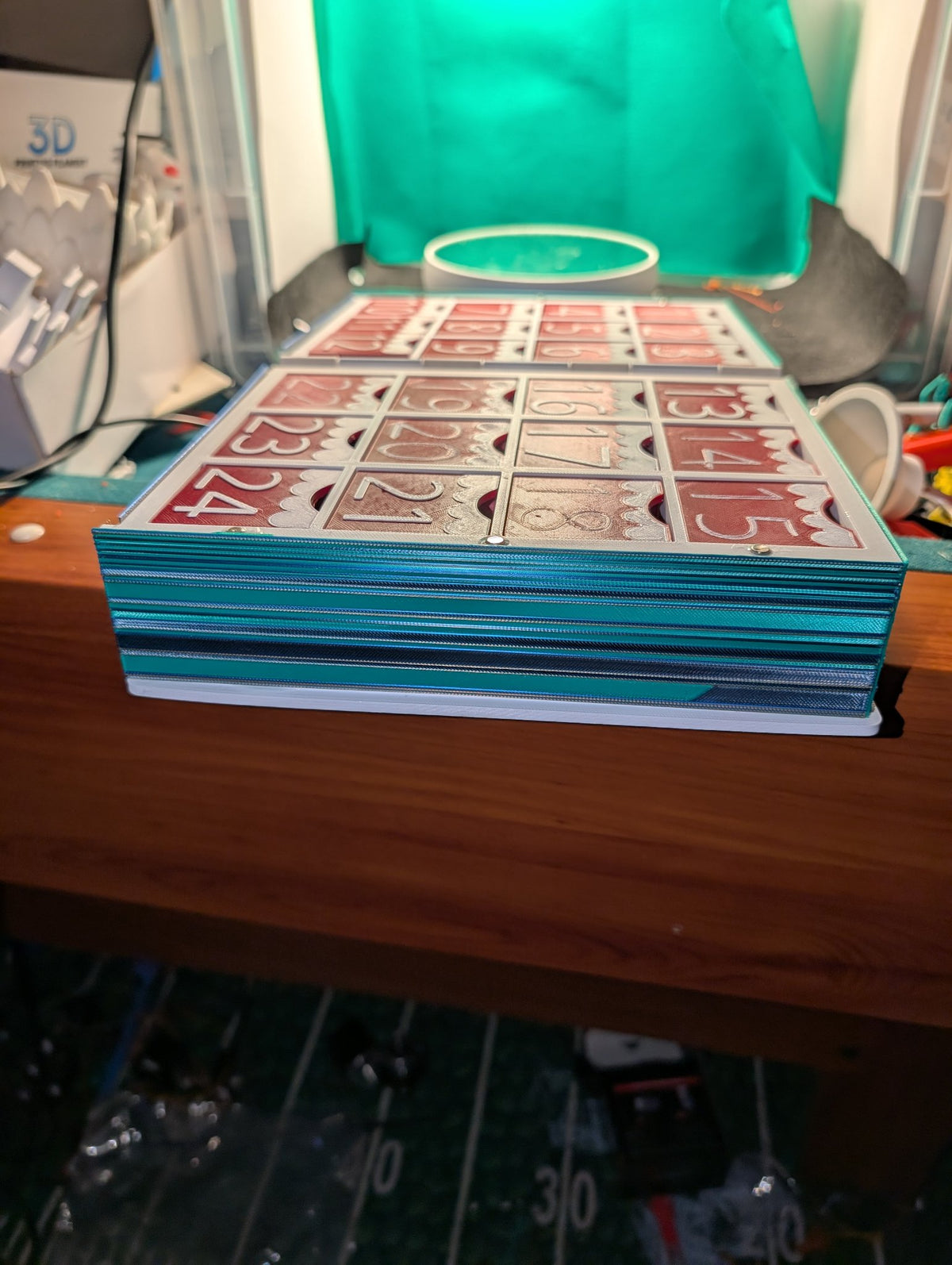 24 Drawers 'Til Christmas — Classic Edition (3D Printed Advent Calendar)