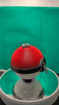 Ancient Pokeball - 3D Printed Opening Pokeball Capsule, Red / White