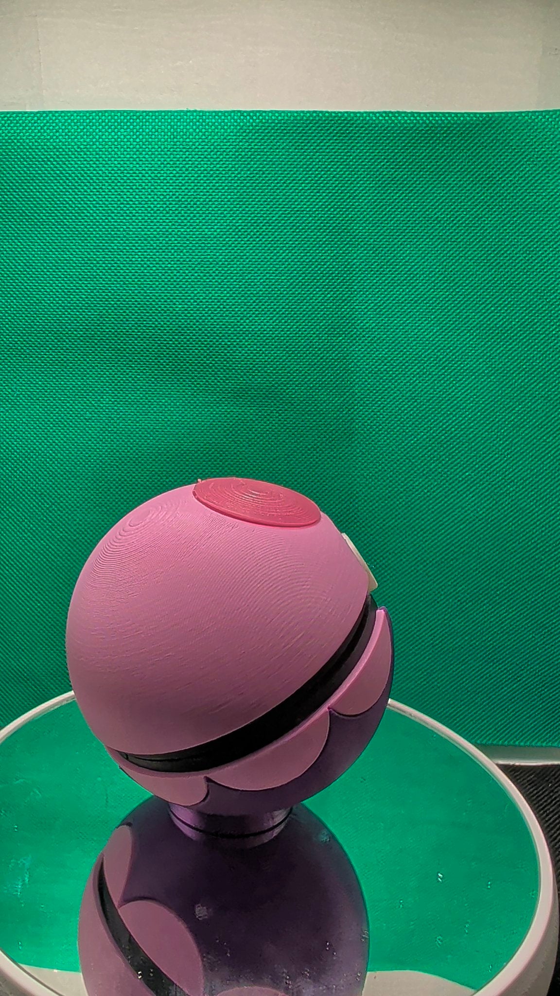 Dream Pokeball - 3D Printed Opening Pokeball Capsule, Pink / Purple