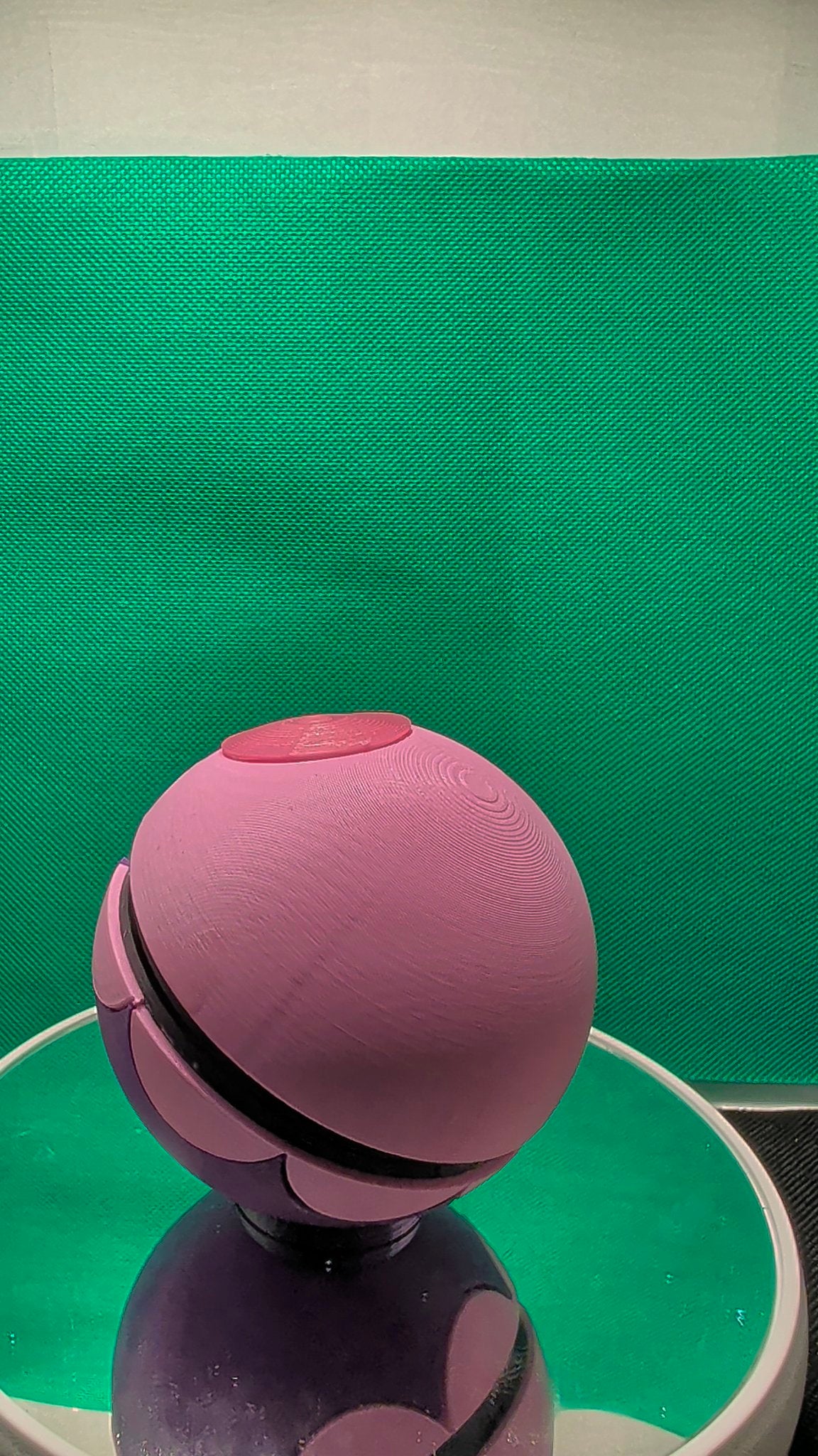 Dream Pokeball - 3D Printed Opening Pokeball Capsule, Pink / Purple