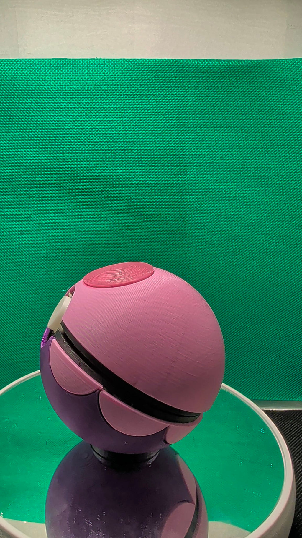 Dream Pokeball - 3D Printed Opening Pokeball Capsule, Pink / Purple