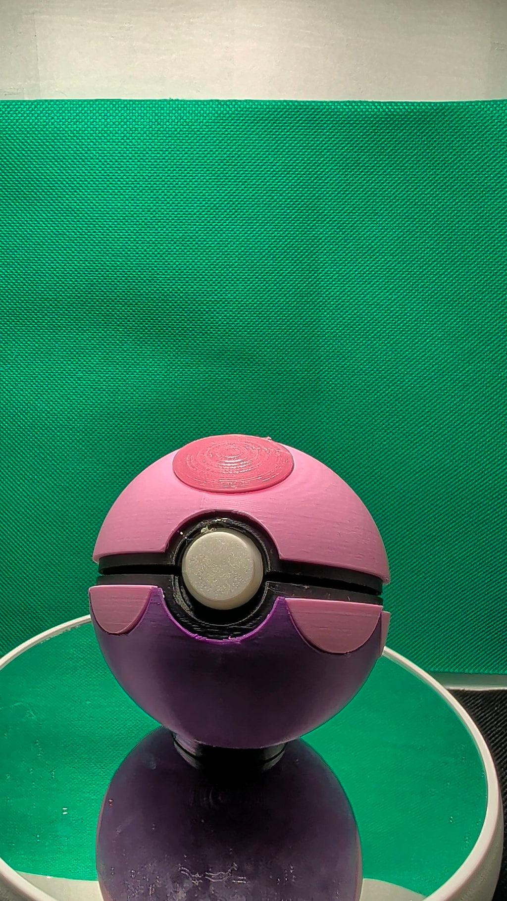 Dream Pokeball - 3D Printed Opening Pokeball Capsule, Pink / Purple