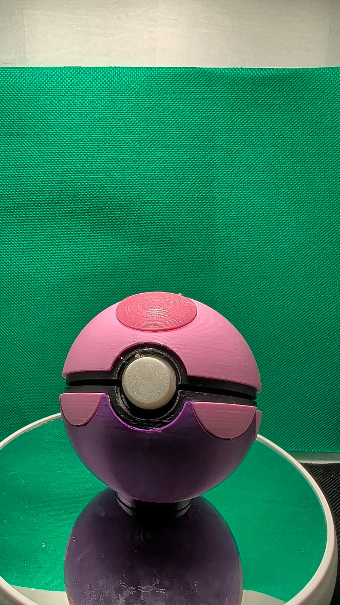 Dream Pokeball - 3D Printed Opening Pokeball Capsule, Pink / Purple