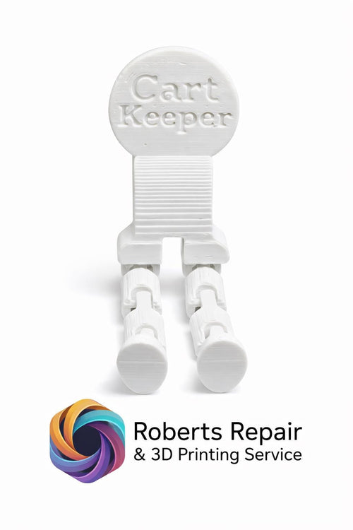 10 Cart Keeper - Reusable Quarter Shopping Cart Key | No-Coin SmartLoc Unlock Tool | 3D Printed & Durable