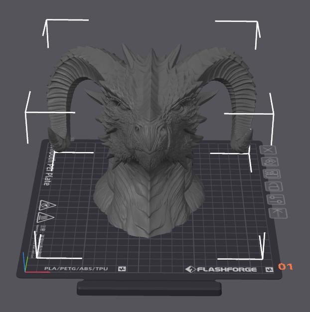3D Printed Dragon Incense Burner – Smoke Exhaling Fantasy Sculpture Home Decor
