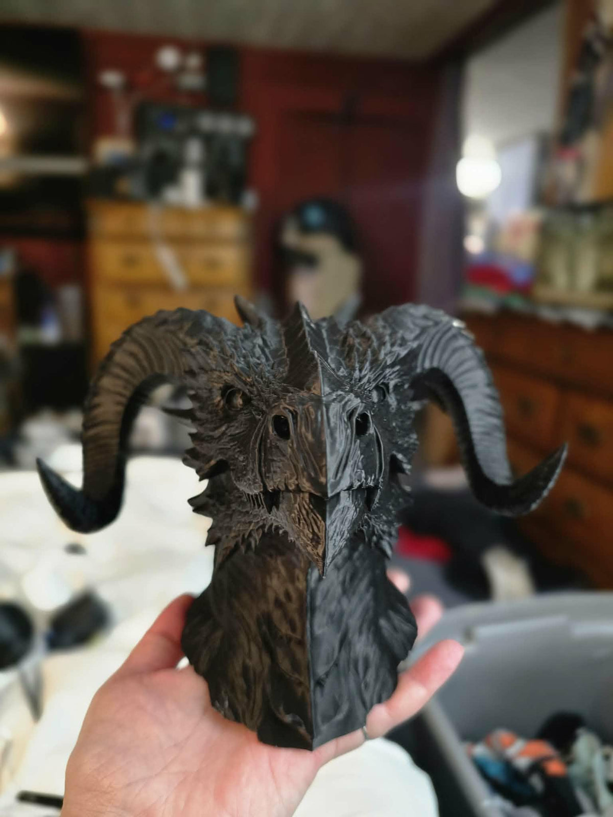 3D Printed Dragon Incense Burner – Smoke Exhaling Fantasy Sculpture Home Decor