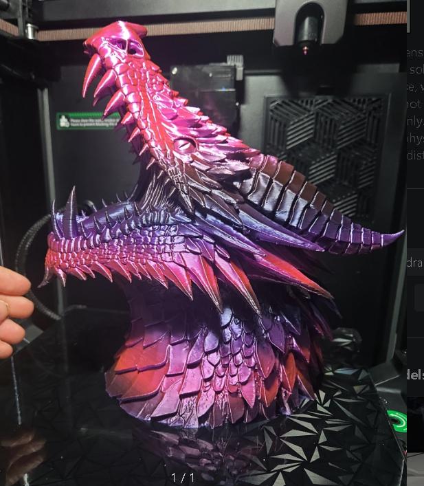 3D Printed Dragon Incense Burner – Smoke Exhaling Fantasy Sculpture Home Decor