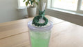 3D Printed Articulated Dragon Straw Topper | Fantasy Drink Accessory (Green)