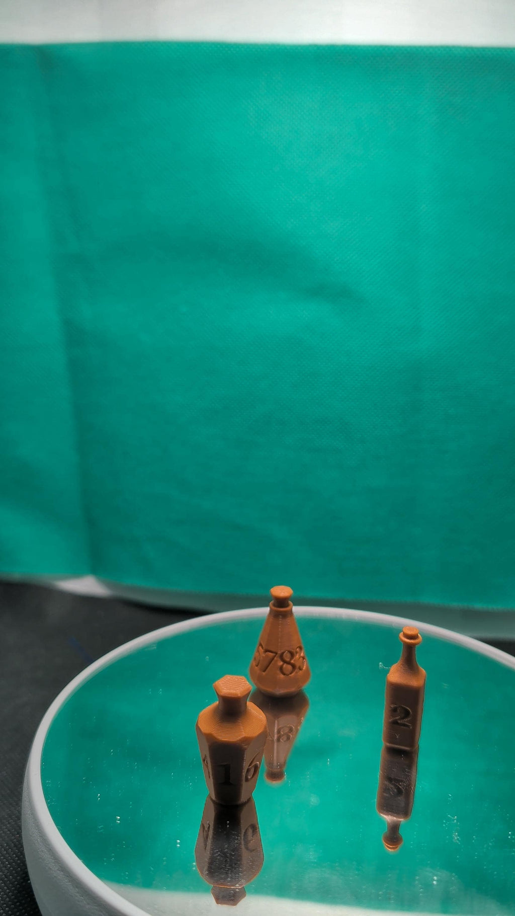 3D Printed Calibration Bottles | Printer Test Aid, Weighted Base (Set of 3)