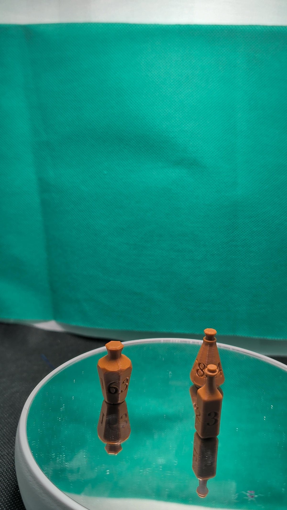 3D Printed Calibration Bottles | Printer Test Aid, Weighted Base (Set of 3)