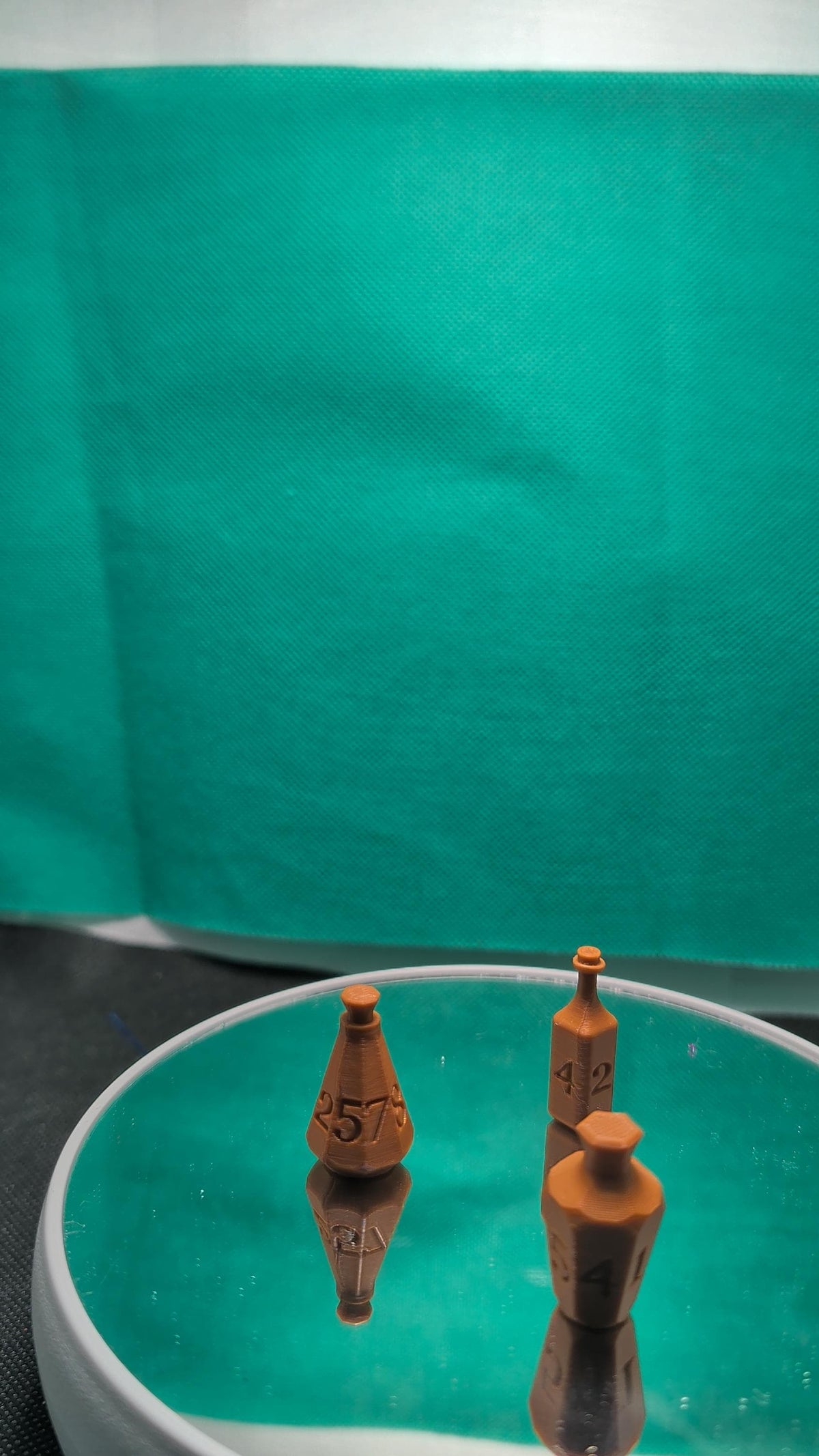 3D Printed Calibration Bottles | Printer Test Aid, Weighted Base (Set of 3)