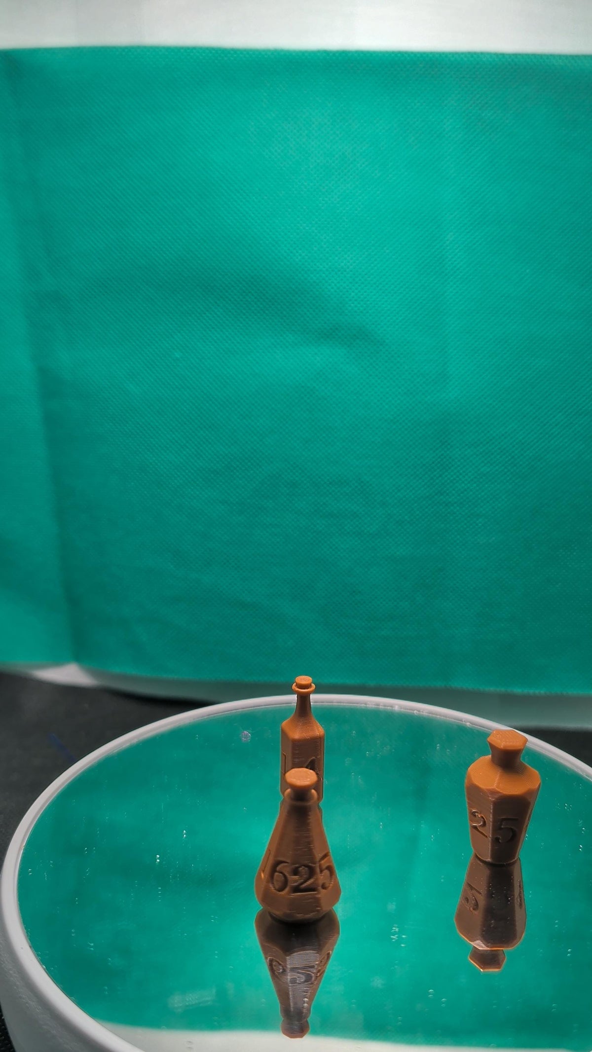 3D Printed Calibration Bottles | Printer Test Aid, Weighted Base (Set of 3)