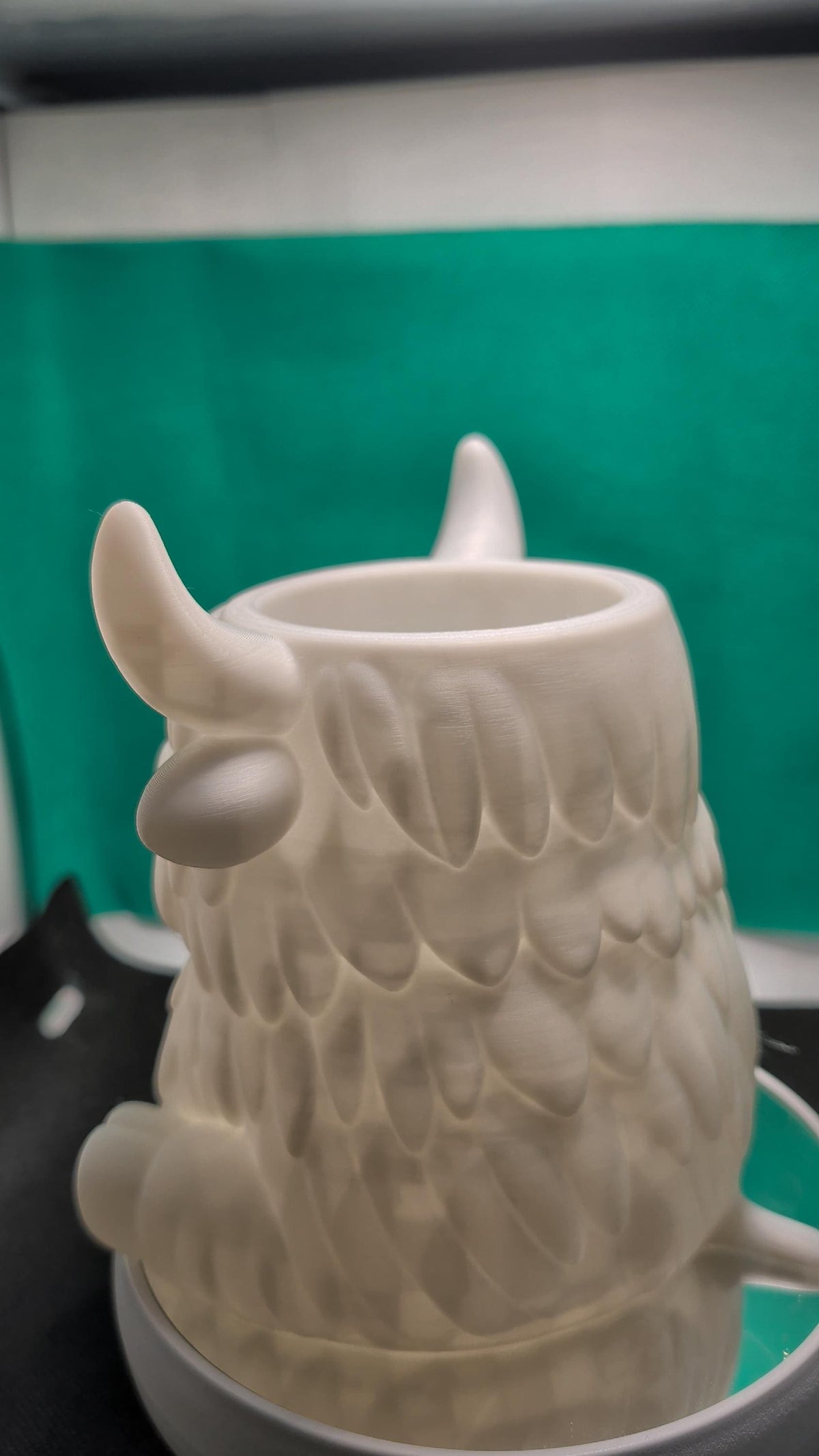 3D Printed Highland Cow Toothpaste Holder, Farmhouse Bathroom Organizer (PETG/PLA)