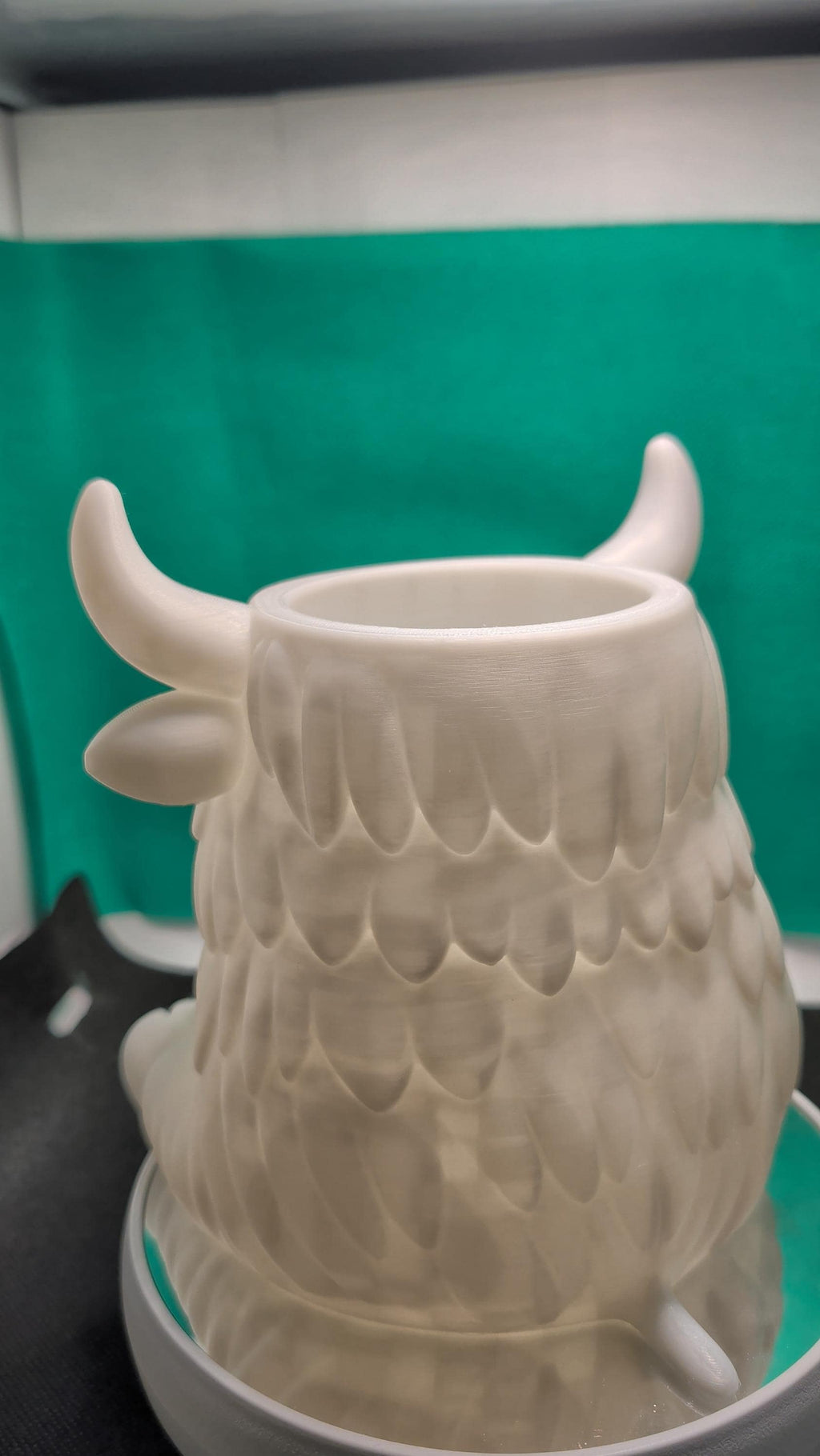3D Printed Highland Cow Toothpaste Holder, Farmhouse Bathroom Organizer (PETG/PLA)