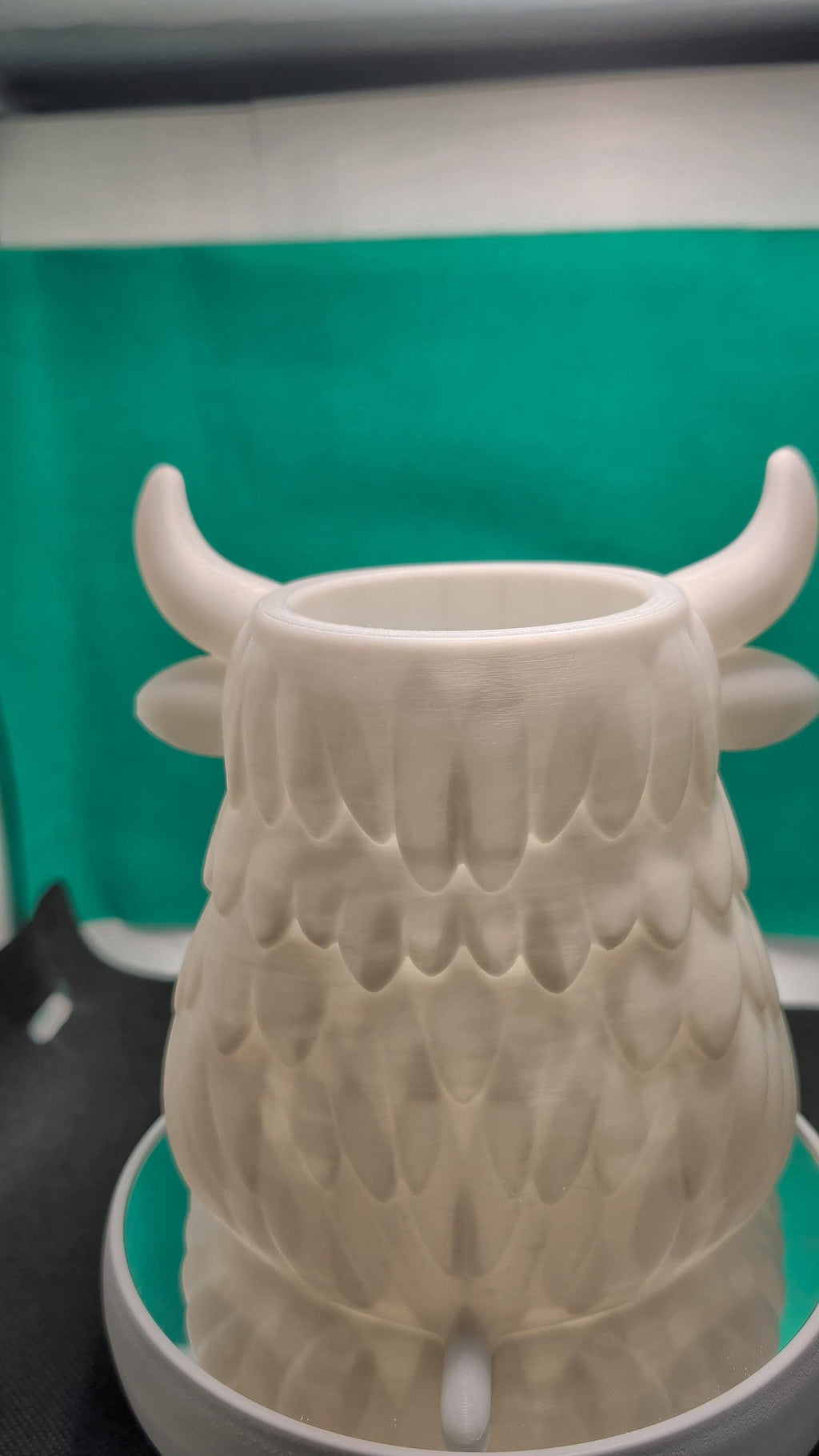 3D Printed Highland Cow Toothpaste Holder, Farmhouse Bathroom Organizer (PETG/PLA)