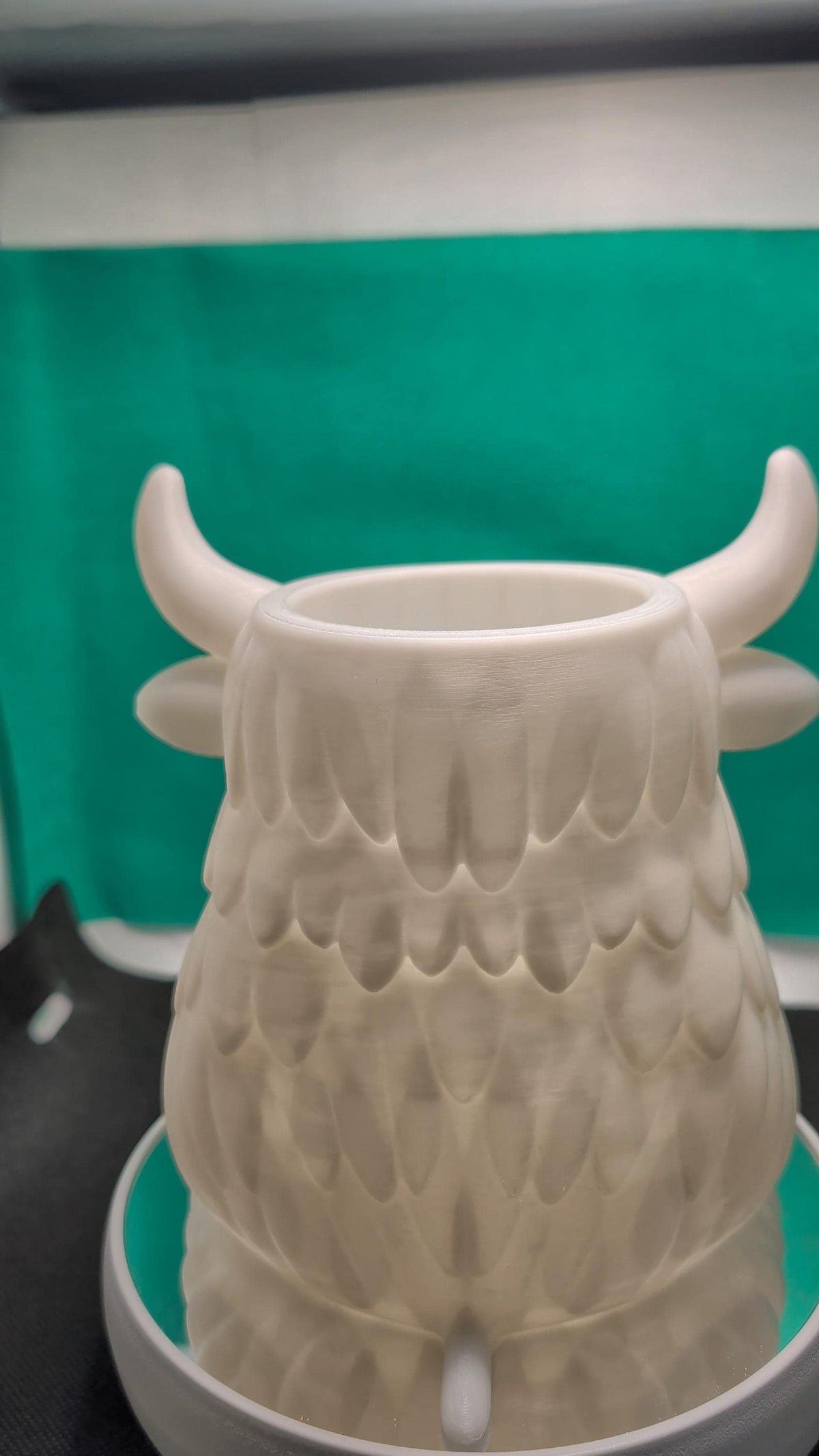 3D Printed Highland Cow Toothpaste Holder, Farmhouse Bathroom Organizer (PETG/PLA)