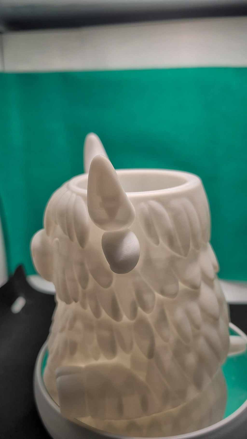 3D Printed Highland Cow Toothpaste Holder, Farmhouse Bathroom Organizer (PETG/PLA)