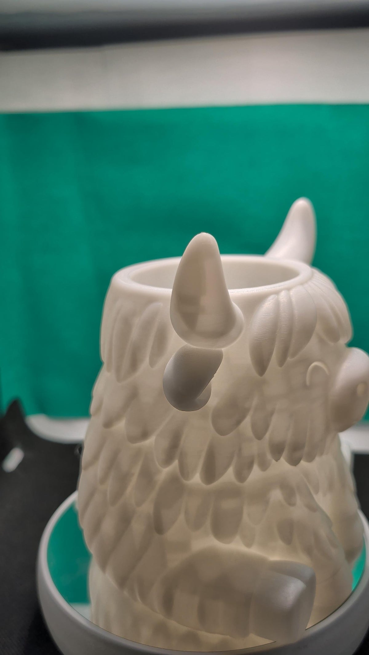 3D Printed Highland Cow Toothpaste Holder, Farmhouse Bathroom Organizer (PETG/PLA)