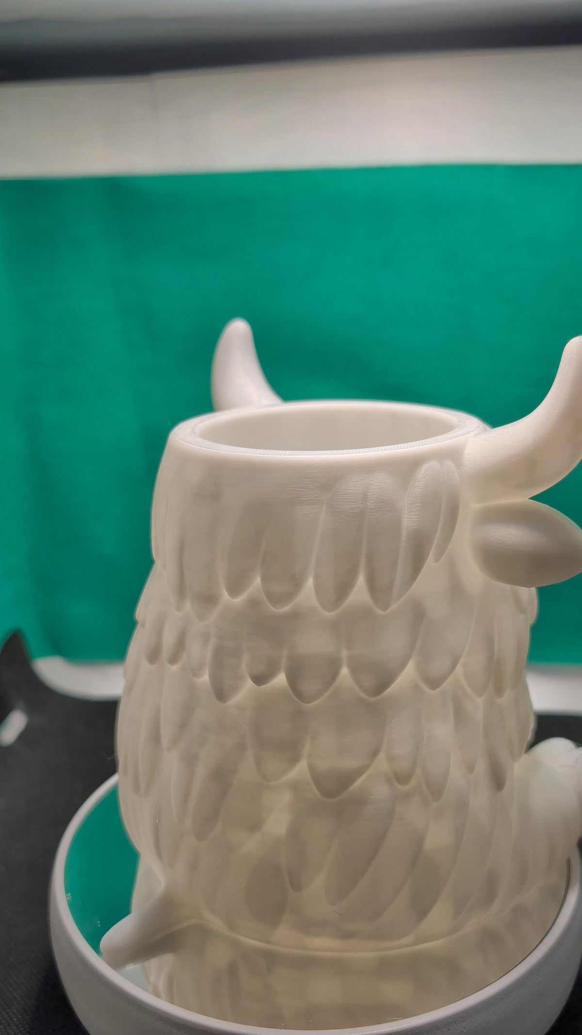 3D Printed Highland Cow Toothpaste Holder, Farmhouse Bathroom Organizer (PETG/PLA)
