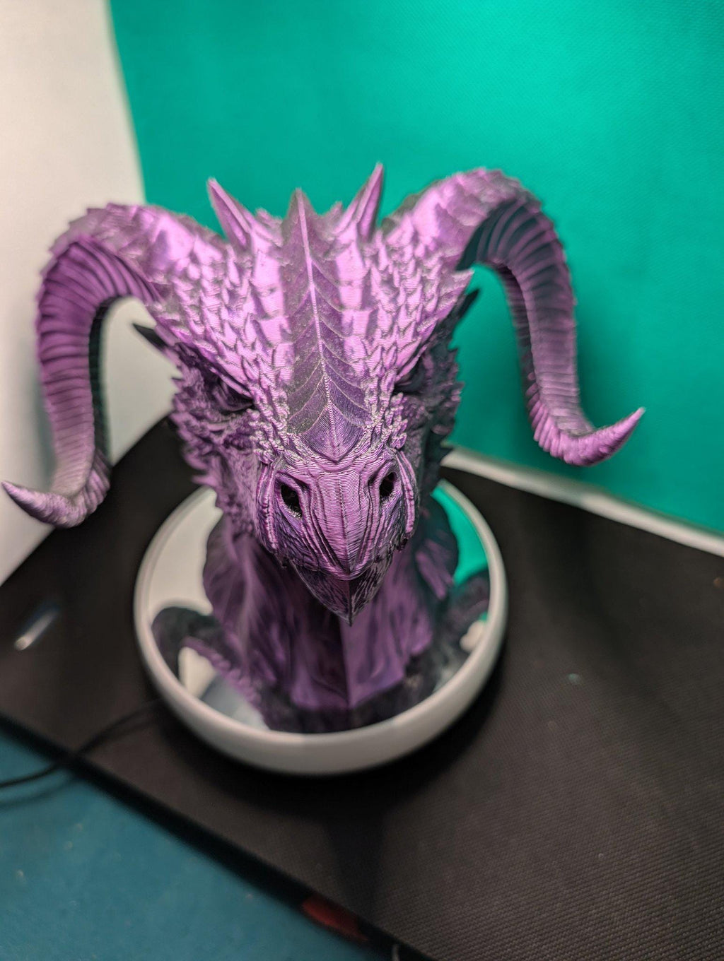 3D Printed Dragon Incense Burner – Smoke Exhaling Fantasy Sculpture Home Decor __etsy:8591668346