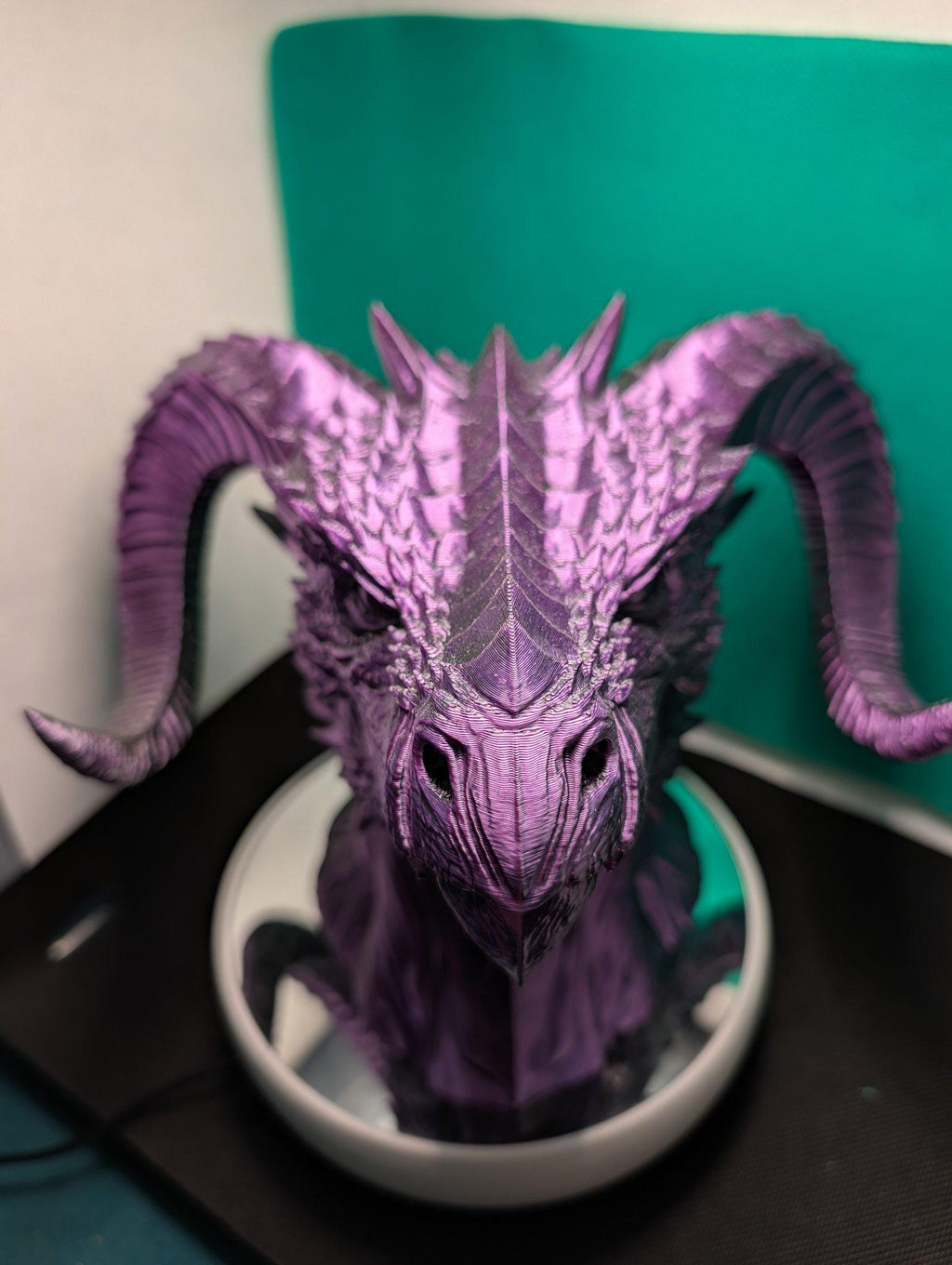 3D Printed Dragon Incense Burner – Smoke Exhaling Fantasy Sculpture Home Decor __etsy:8591668970