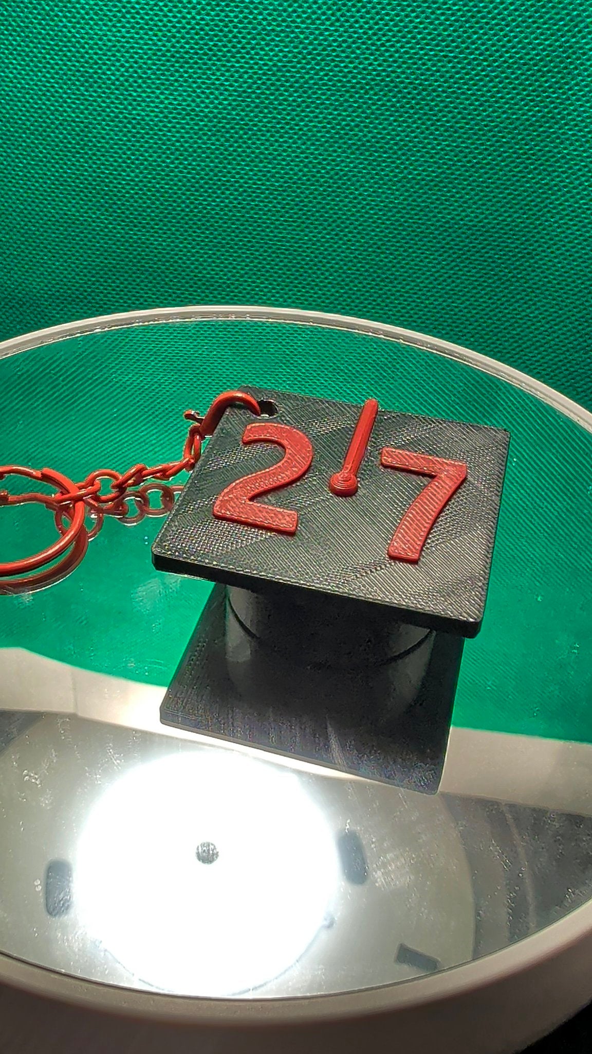 2027 Graduation Keychain – 3D Printed Grad Cap Keychain, Class of 2027 Gift