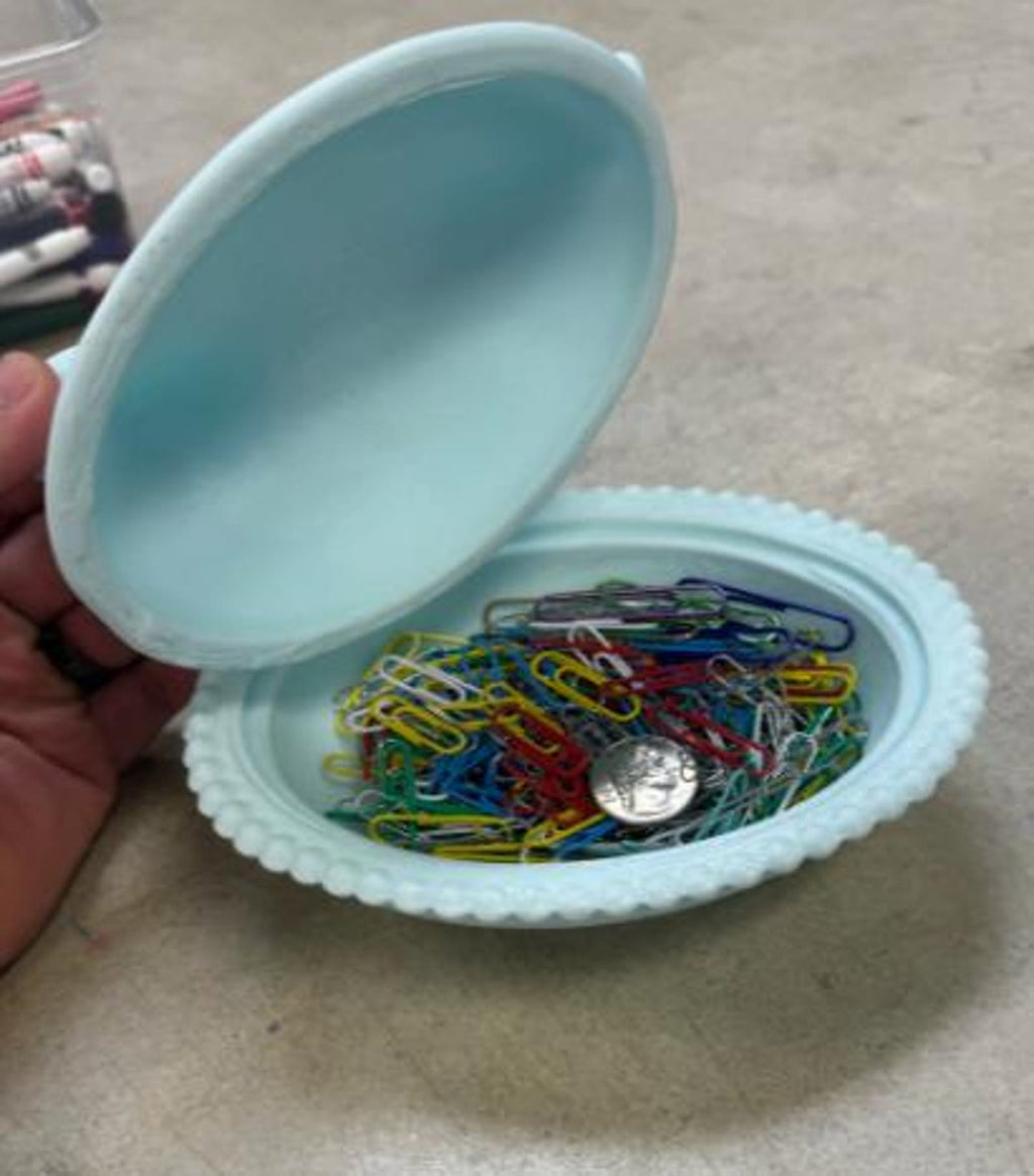 3D Printed Hen on Nest Bowl | Farmhouse Kitchen Storage (4" Long)