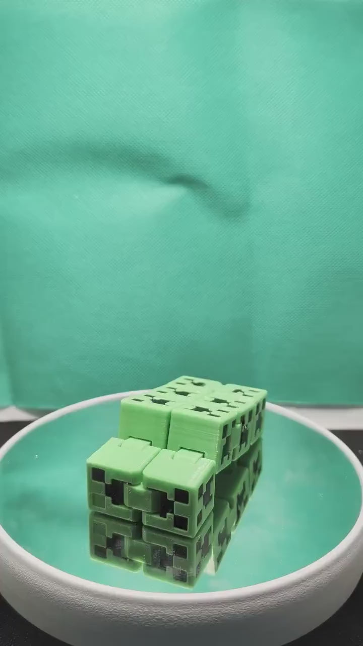 Creeper Infinity Flip Cube – Sensory Fidget Toy
