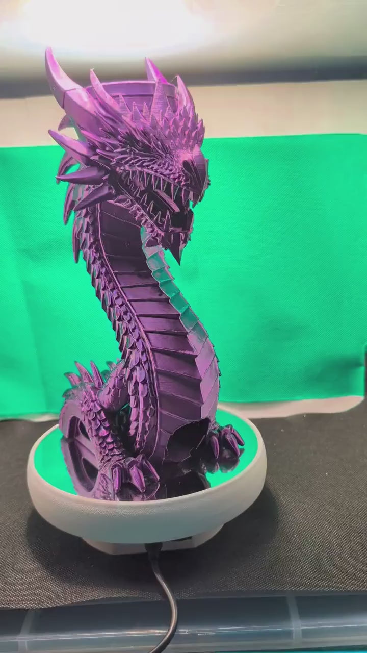 Dragon Dice Tower for D&D | 3D Printed Tabletop RPG Accessory | Fantasy Gaming Gift